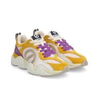 SNEAKERS NO NAME KRAZEE RUNNER MUSTARD PURPLE