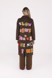 CAPPOTTO FRONT STREET CRAZY LOGO PATCH