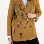 GIACCA FRONT STREET DOPPIO PETTO MULTI PINS