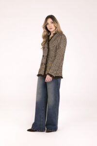 GIACCA FRONT STREET HARRINGBONE TWEED - immagine 3