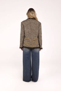 GIACCA FRONT STREET HARRINGBONE TWEED - immagine 5