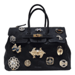 BORSA MIA BAG CAMOSCIO SPILLE