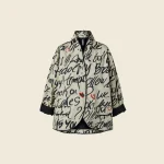 GIACCA CROP WENDYKEI CON STAMPA GRAFICA