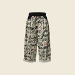 PANTALONI WENDYKEI CON STAMPA GRAFICA