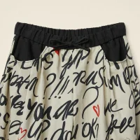 PANTALONI WENDYKEI CON STAMPA GRAFICA - immagine 3