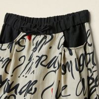 PANTALONI WENDYKEI CON STAMPA GRAFICA - immagine 4