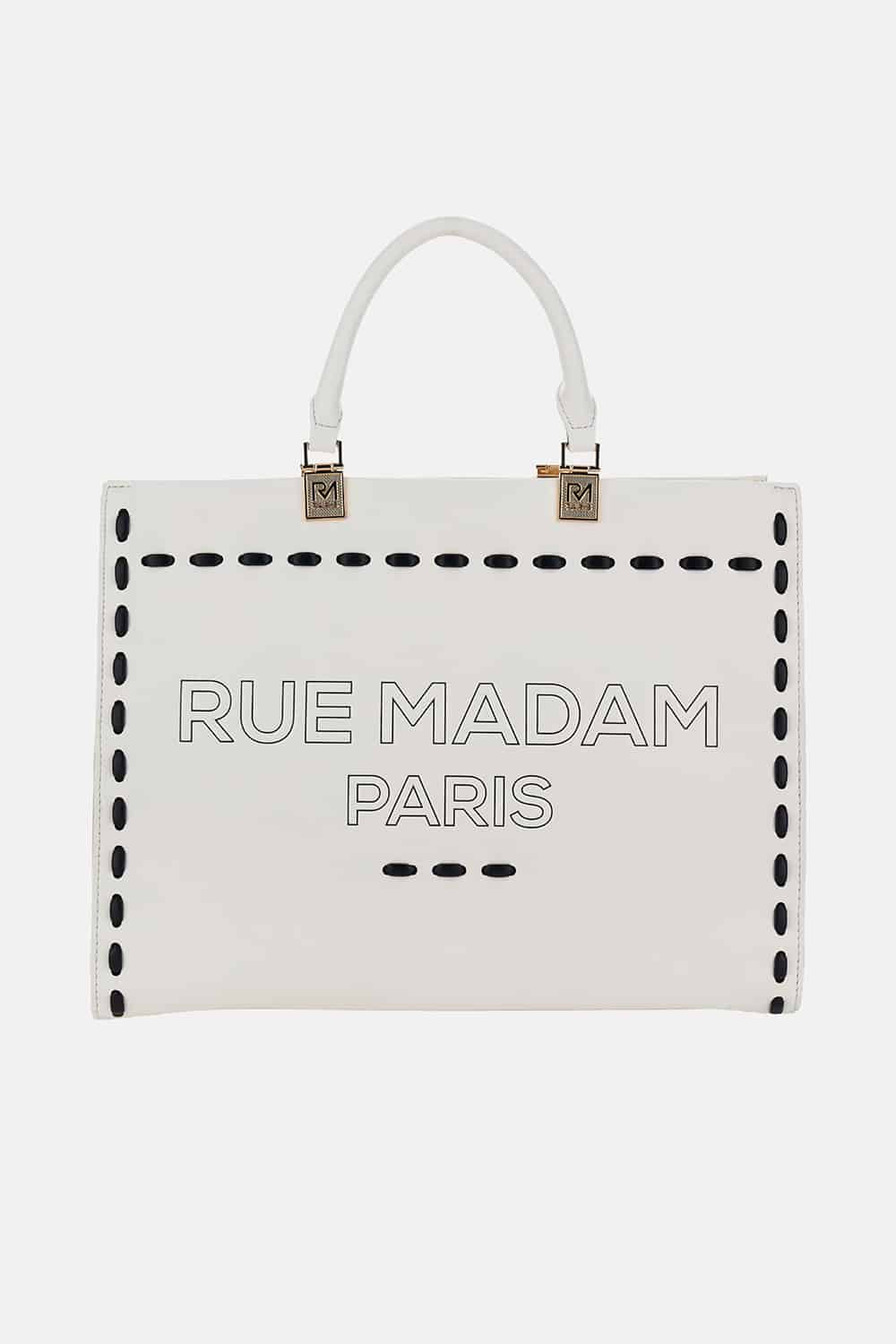 5510b1ff-df3c-4b1d-9e95-9944126a7ca8-ICONIQUE-SPRING-TOTE_-OFF-WHITE-1 ICONIQUE SPRING TOTE - immagine 1