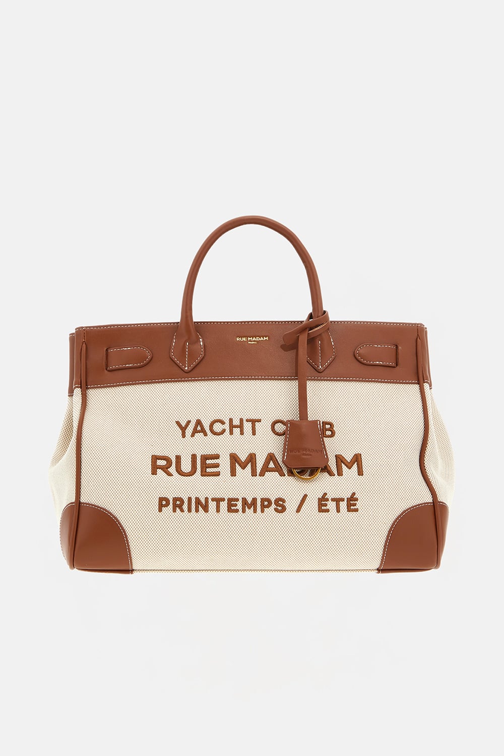 58dc4959-5966-4fd7-84e6-f7e68d8befe7-RIVIERA-TOTE_-CANVAS-BROWN-1 RIVIERA TOTE RUE MADAM - immagine 1
