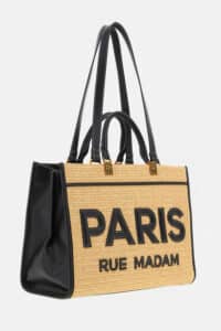 ICONIQUE TOTE STRAW RUE MADAM - immagine 2