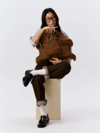 BIG BOW BAG - PLEATS MAMA