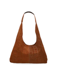 ELLISSE CROCO SUEDE SMALL - immagine 5