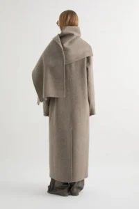 CAPPOTTO LUNGO CON SCIARPA ABBINATA MEIMEIJ - immagine 2