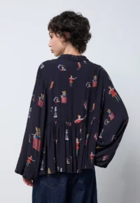 CAMICIA CON BALZA -NEIRAMI - immagine 3