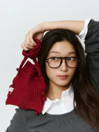MINI CROSS BOW BAG - PLEATS MAMA - immagine 2