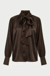 CAMICIA FLUIDA CON DETTAGLI IN PIZZO-PINK MEMORIES